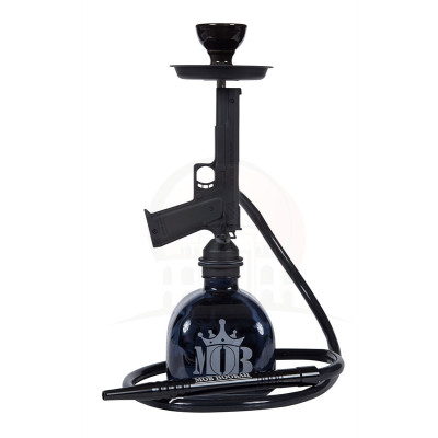 MOB Pistol Hookah Black